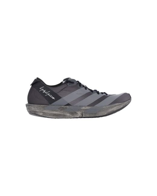 Y-3 Black Textile Sneakers