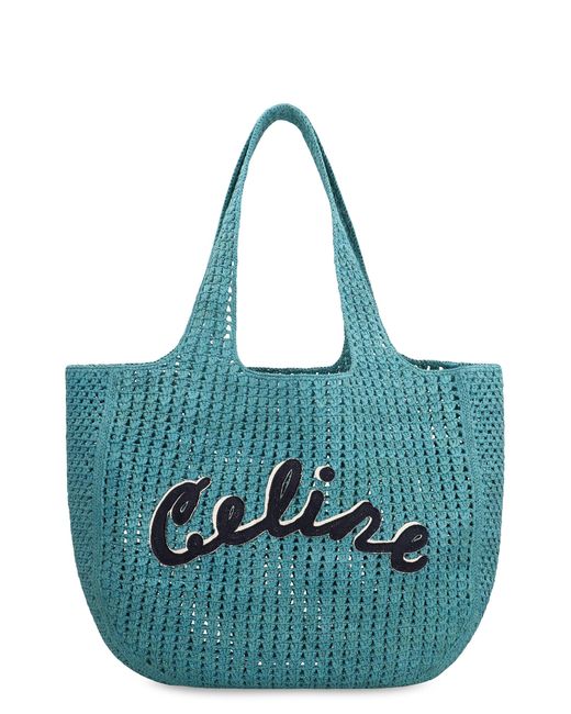 Céline Blue Hobo Bag for men