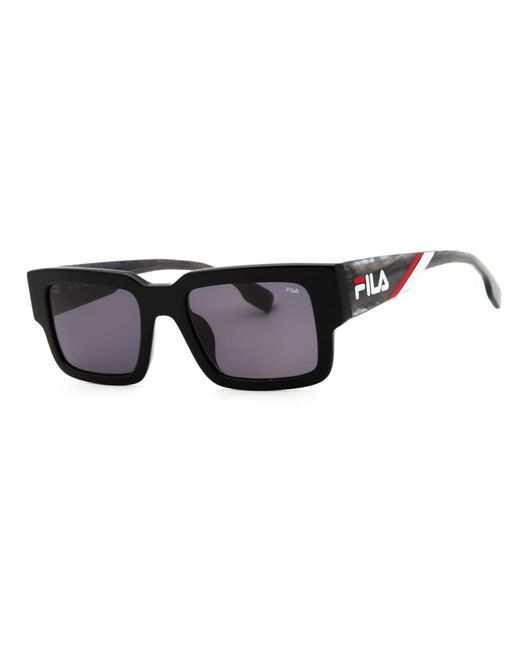 Fila Black Rectangular Sunglasses for men