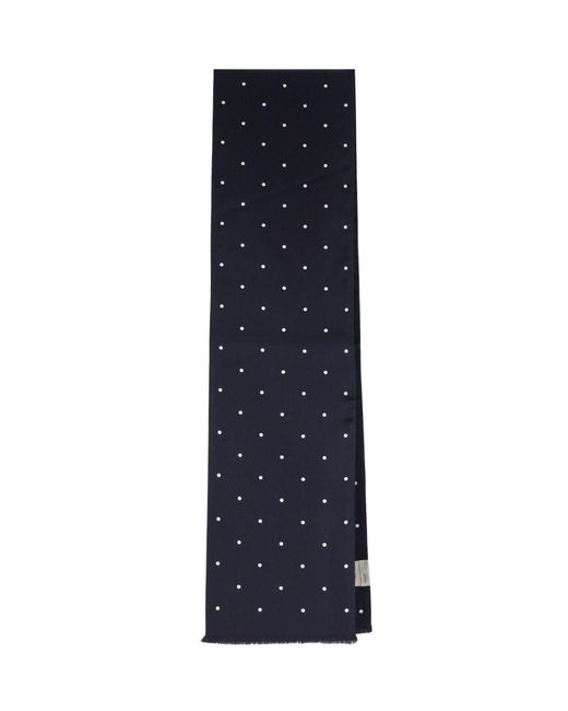 Destin Blue Polka Dot Scarf