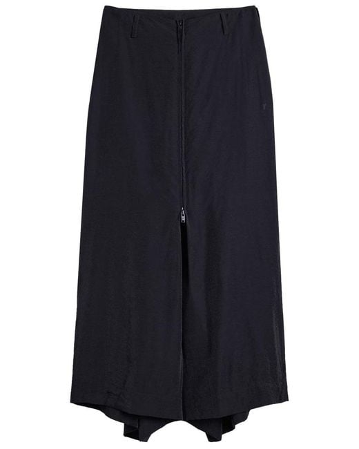 Y-3 Blue 3 Wide Pants With Zipper
