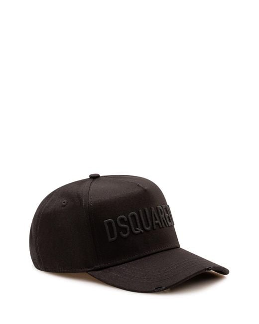 DSquared² Black Classic Adjustable Baseball Cap