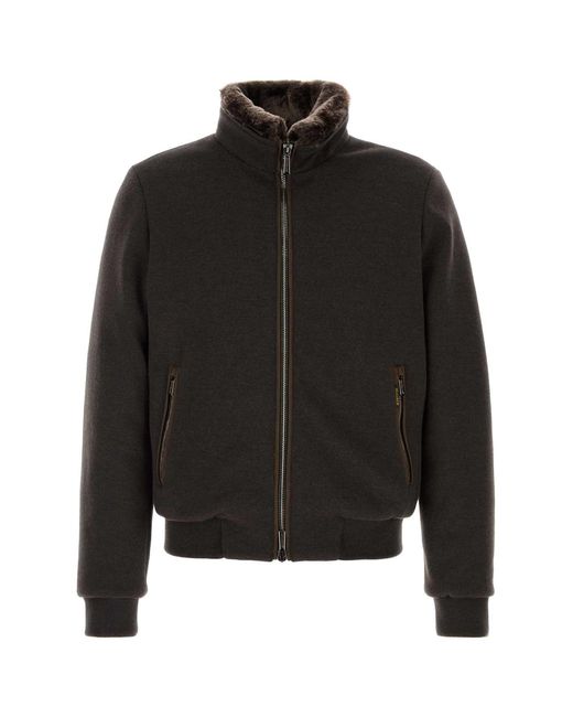 Moorer Black Bellati Down Puffer Jacket for men