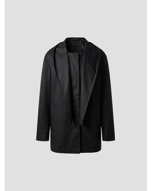 Totême Black Technical Scarf Jacket