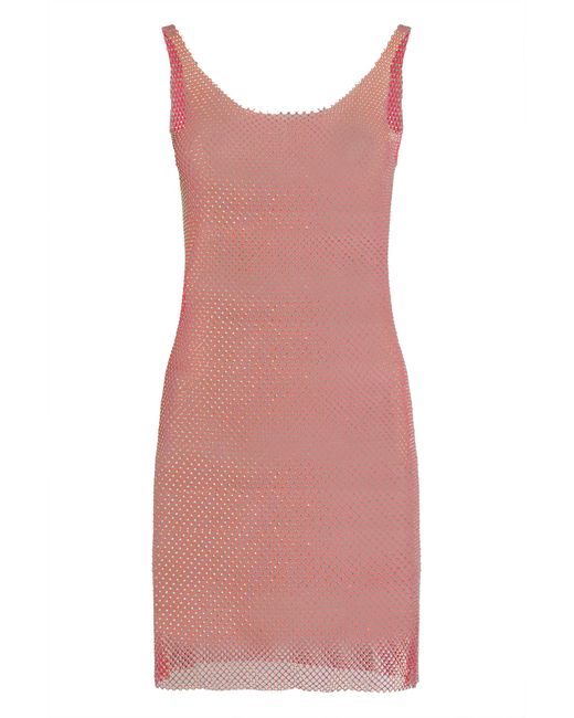 santa brands pink dress Maxi Dress with Open Back Pink Santa