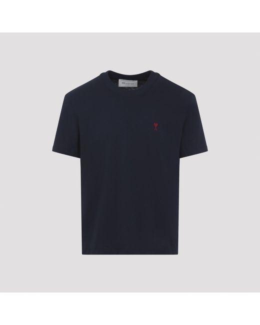 AMI Blue Tshirt for men