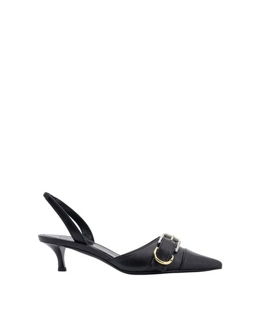 Givenchy Black Elegant Slingback Heels