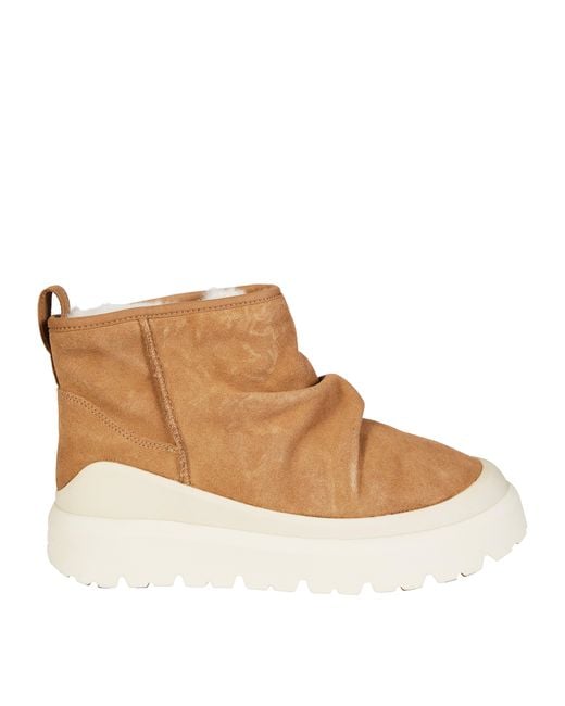 Ugg Brown Elegant Mini Platform Boot For