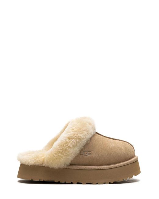 Ugg Natural Shearling Platform Mule Slipper