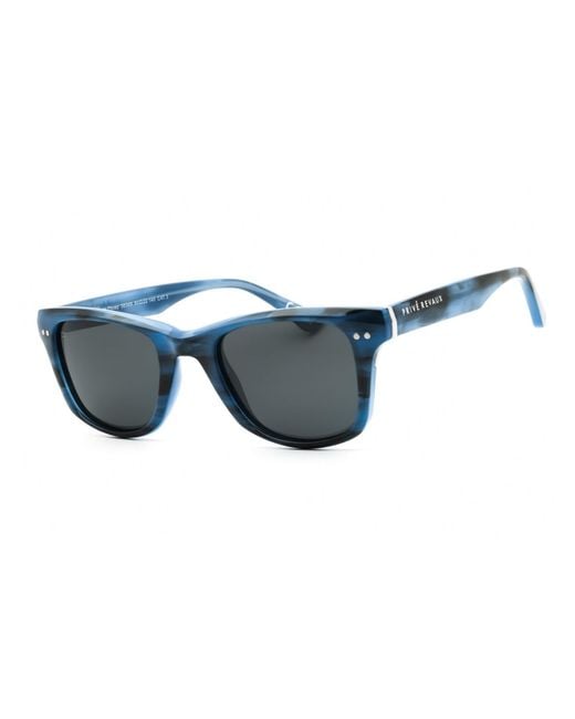 Privé Revaux Blue Dicey/S Stylish Rectangular Sunglasses