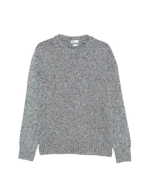 Doppiaa Gray Wool-Blend Sweater for men