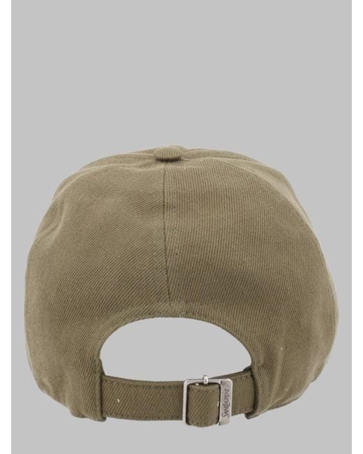 Saint Laurent Natural Cotton Baseball Hat for men