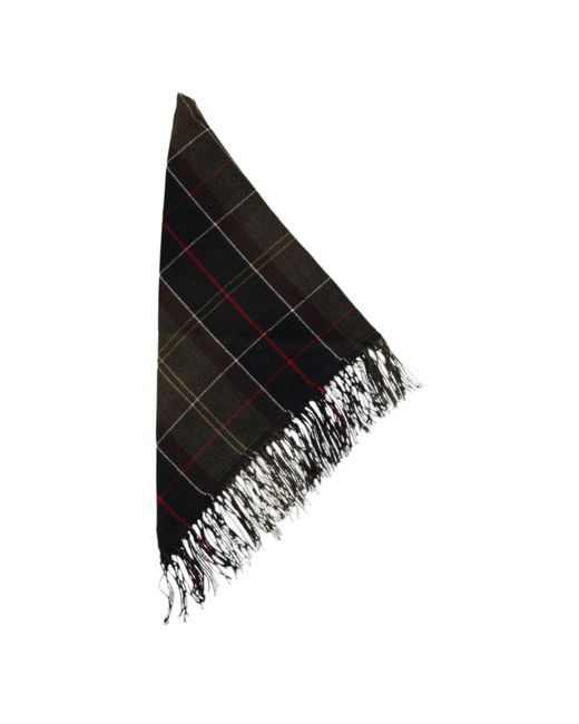 Barbour Black Kirklees Tartan Scarf