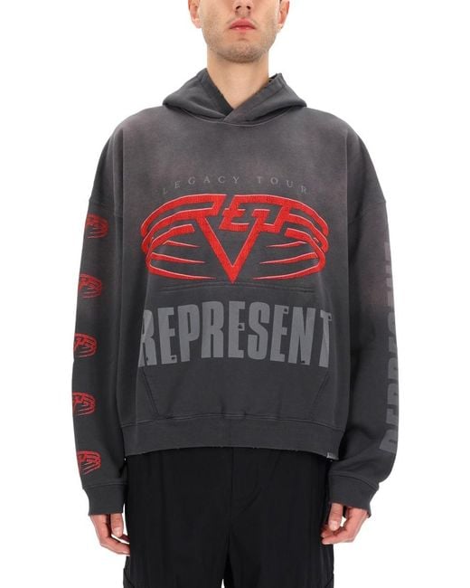 Represent Gray Hoodies for men