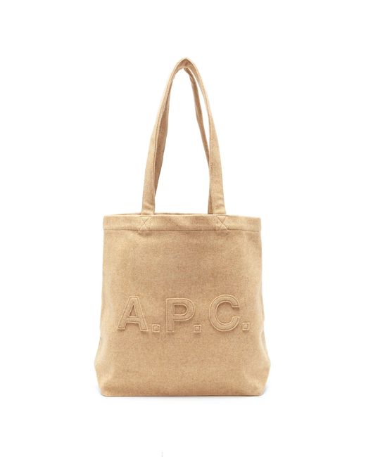 A.P.C. Natural Trapeze Tote
