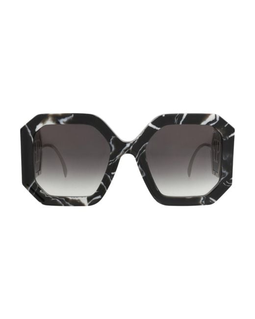 Philipp Plein Black Spp067 Sunglasses