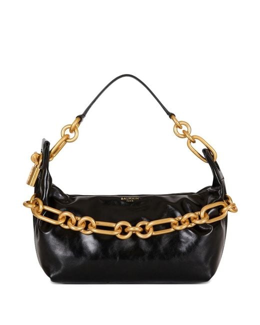 Balmain Black Shoulder Bag 'Sync Medium'