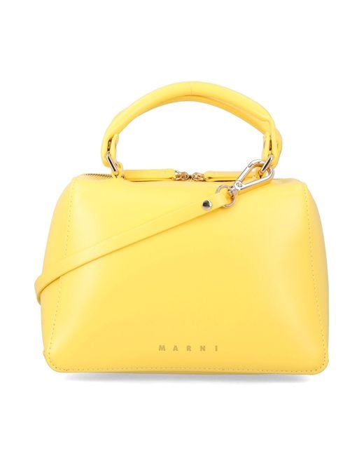 Marni Yellow School Bag