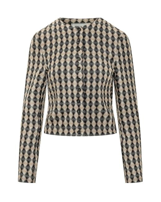 MSGM Black Inspired Multi-Texture Jacket