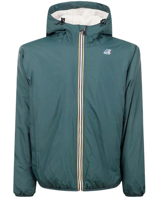 K-Way Green Quilted Lightweight Jacket for men
