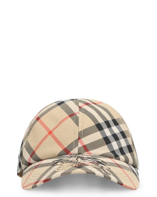 Burberry Natural Logo Baseball Cap Polyester Hat