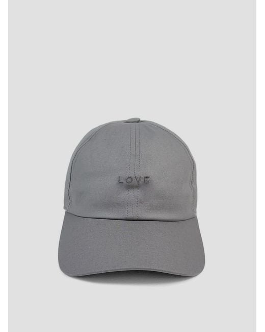 Rick Owens Gray Baseball Cap