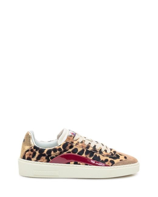 DSquared² Multicolor Stylish Leather Sneakers