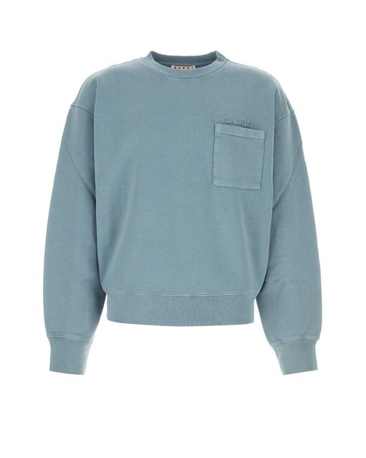 Marni Blue Sweatshirt for men