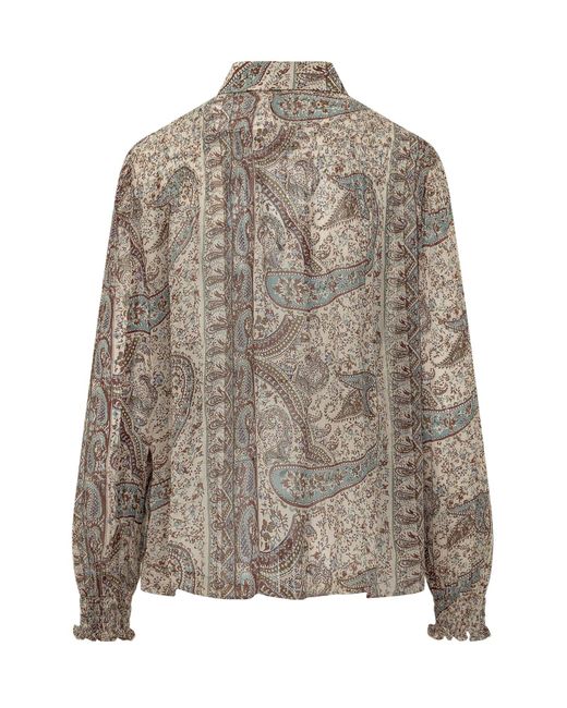 Ba&sh Brown Cleo Button-Up Shirt