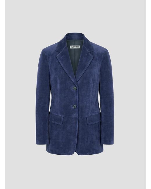 Jil Sander Blue Chic Tailored Jacket
