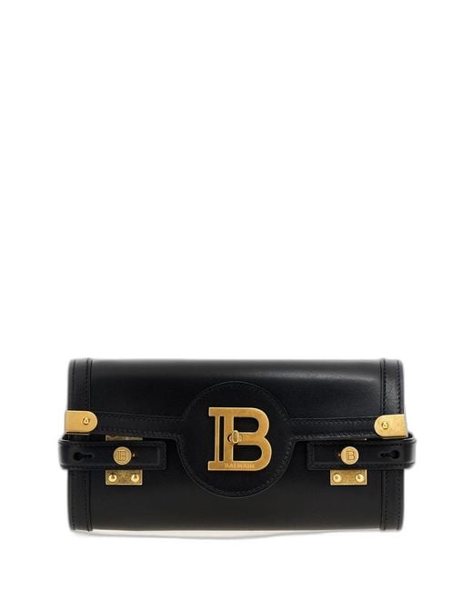 Balmain Black Mini Pouch Handbag