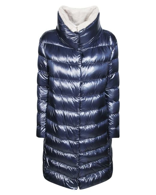 Herno Blue Quilted Puffer Jacket