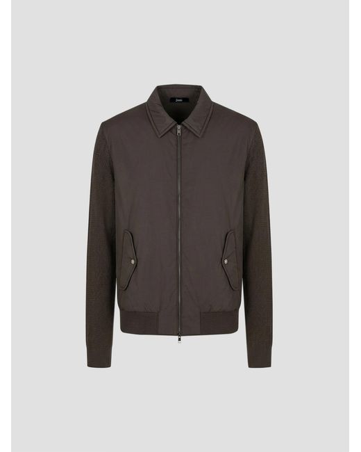 Herno Black Chic Spring Cardigan