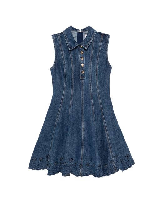 Self-Portrait Blue Dresses