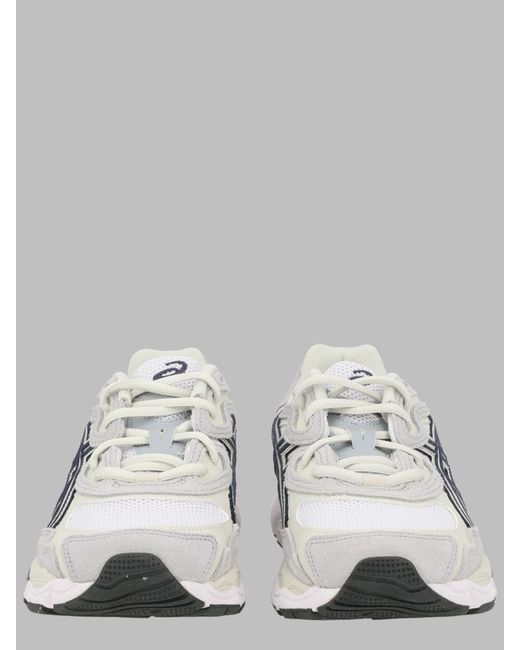 Asics White Mesh Running Sneakers