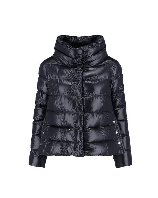 Herno Blue Quilted Puffer Jacket