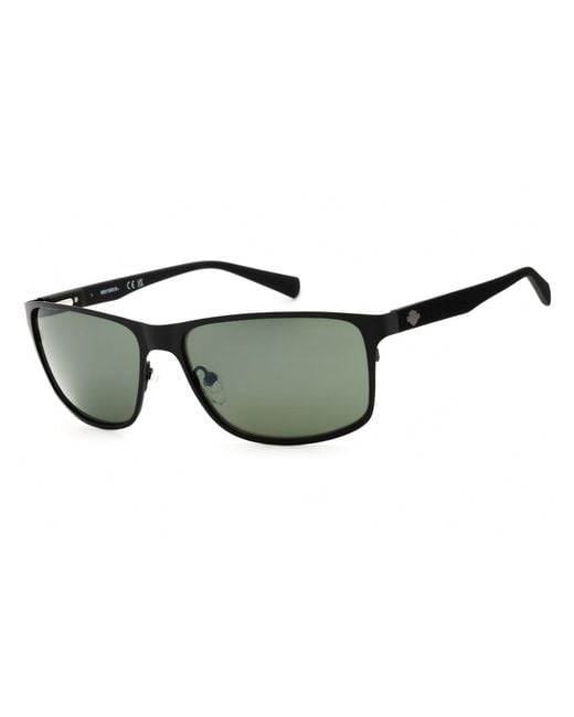 Harley Davidson Green Hd914X Rectangular Sunglasses for men