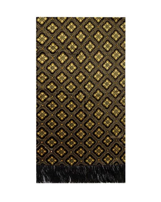 Etro Green Fringed Scarf