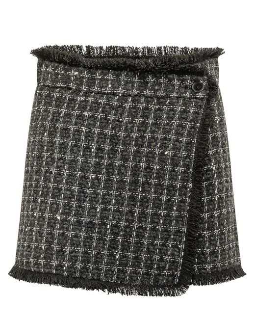 MSGM Black Bermuda Shorts