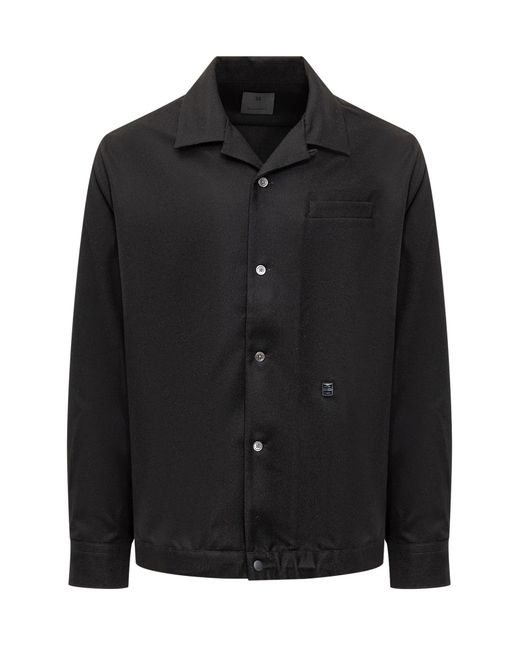Givenchy Black Virgin Wool Overshirt