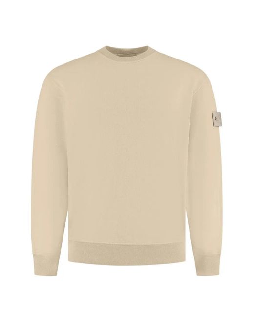 Stone Island Natural Logo-Patch Sweater for men