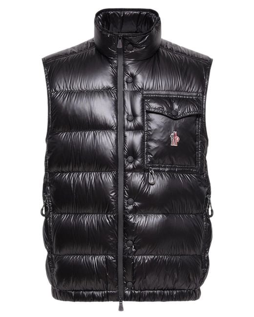 Moncler Black Packable Down-Filled Jacket With Storage Pouch for men