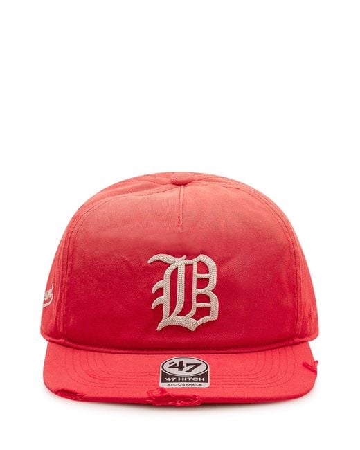 Represent Red Brooklyn Washed Cap