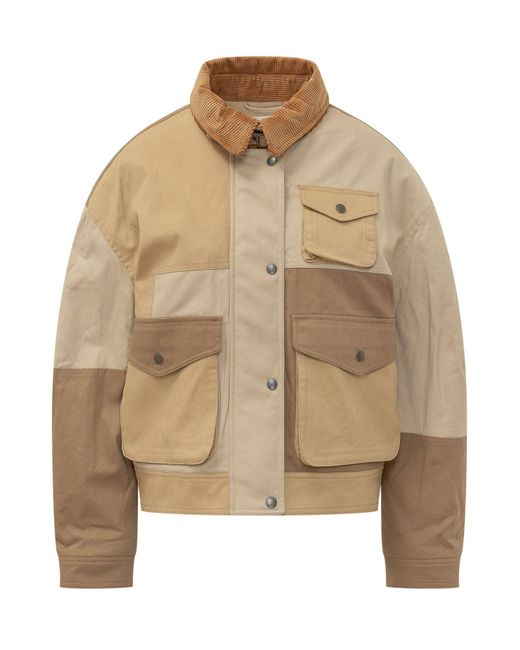 Isabel Marant Natural Risla-Gc Cropped Jacket