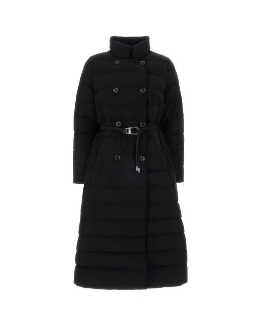 Moorer Black Nylon Blend Raely Down Jacket