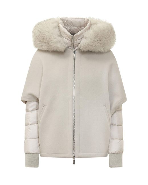 Moorer Gray Pegasus Cwr Down Jacket