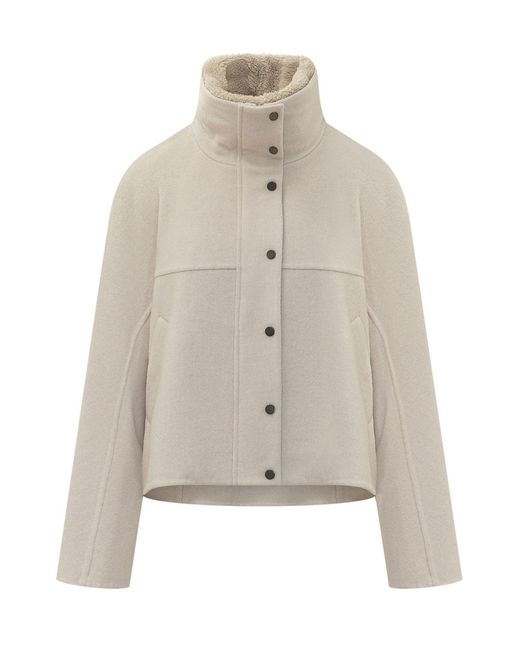 Brunello Cucinelli White Tailored Lightweight Jacket