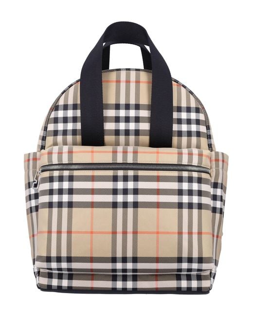 Burberry Multicolor Check Backpack