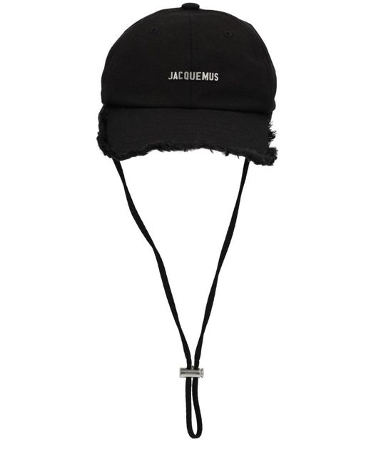 Jacquemus Black Cappello Da Baseball "Artichaut"