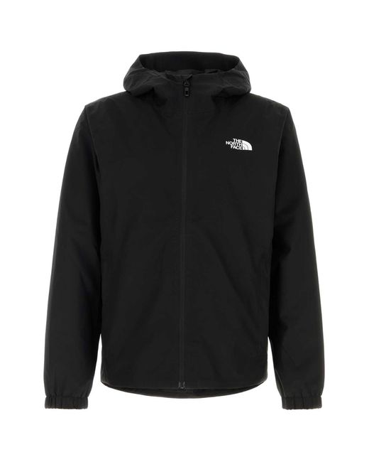 The North Face Black Polyester Windbreaker Jacket For for men